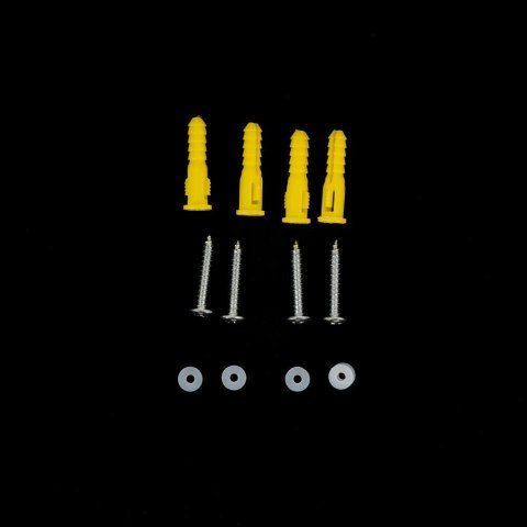Plafon V-TAC 24W LED kwadrat 30x30cm natynkowy IP44 czarny VT-8624B 4000K 2500lm