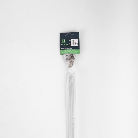 Profil aluminiowy Kątowy biały V-TAC 2mb klosz mleczny VT-8109-W 5 lat gwarancji