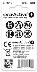 Bateria CR2016 everActive (blister 2 szt.)