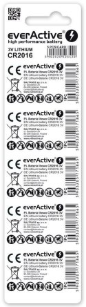 Bateria CR2016 everActive (blister 5 szt.)
