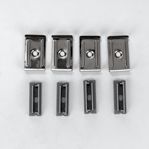 Profil aluminiowy anodowany na dwie taśmy 27x10mm V-TAC 2mb klosz mleczny VT-8204