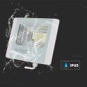 Projektor LED solarny V-TAC 40W biały IP65 pilot timer VT-200W 6400K 3100lm