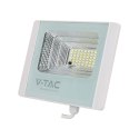 Projektor LED solarny V-TAC 40W biały IP65 pilot timer VT-200W 6400K 3100lm