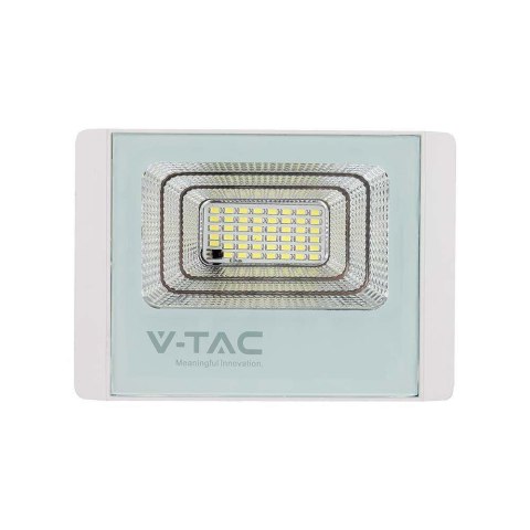 Projektor LED solarny V-TAC 40W biały IP65 pilot timer VT-200W 6400K 3100lm