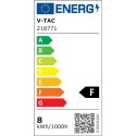 Żarówka LED V-TAC SAMSUNG CHIP GU10 7,5W 38st VT-291 6500K 610lm 5 lat gwarancji