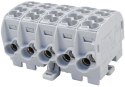 Blok rozdzielczy - odgałęźny Al/Cu 80150 SIMBLOCK szary SCB 25-5X 81500002
