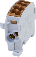 Blok rozdzielczy odgałęźny SCB 25 Al/Cu 80110 SIMBLOCK, brązowy 81501015