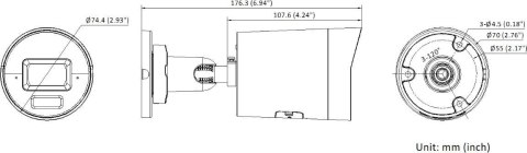 Kamera IP Hikvision DS-2CD20166G3-IUY/SL(2.8mm)/eFO-STDBLACK