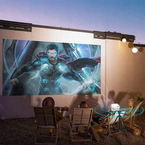 Mini Projektor Przenośny Rzutnik Android 14 WiFi 360 Full HD 4K do Telefonu Zenwire IMC260