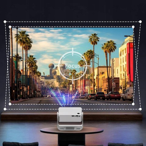 Mini Projektor Przenośny Rzutnik Android 14 WiFi 360 Full HD 4K do Telefonu Zenwire IMC260