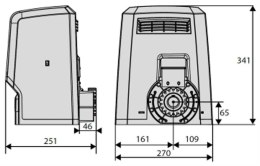 Napęd/siłownik BFT ARES ULTRA BT B1000 do 1000kg bram przesuwnych