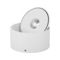 Oprawa natynkowa downlight V-TAC 20W uchylna CRI90 CCT biała VT-2825 3000K-4000K-6400K 1408lm