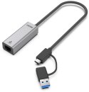 Unitek Hybrydowy adapter USB-C/USB-A do sieci