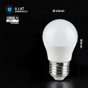 Żarówka LED V-TAC CREE CHIP 6,5W E27 kulka G45 VT-290 4000K 600lm 6 lat gwarancji