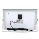 Naświetlacz LED solarny V-TAC 12W czarny IP65 pilot timer VT-25W 4000K 550lm