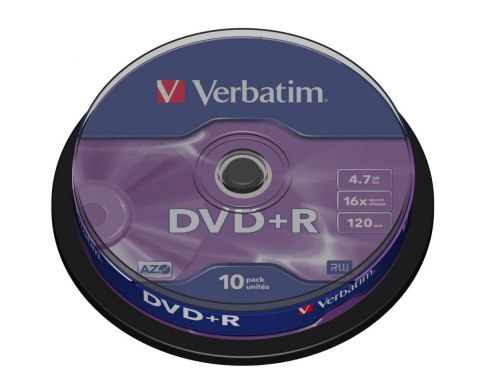 Płyty DVD+R Verbatim AZO (10szt)