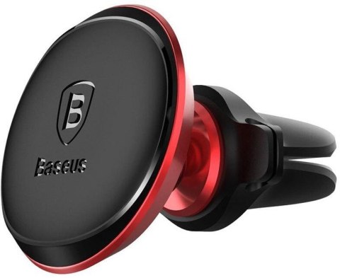Uchwyt magnetyczny Baseus Overseas Edition czerwony (na kratkę wentylacyjną)