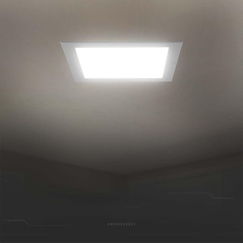 Panel LED V-TAC wpuszczany premium downlight 3W kwadrat 90x90 VT-61003 4000K 330lm