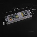 Zasilacz do LED modułowy montażowy SLIM V-TAC 200W 24V 8.25A IP20 filtr EMI VT-24202-S