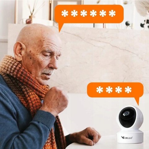 Kamera IP Orllo W10 SIM 4K wewnętrzna obrotowa