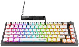 Klawiatura przewodowa Rampage Zenith Pro 8000Hz, Hall Effect, RGB, Gateron KS-20, czarna