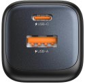 Ładowarka sieciowa Unitek GaN 20W, USB-C, USB-A, PD 3.0, czarna
