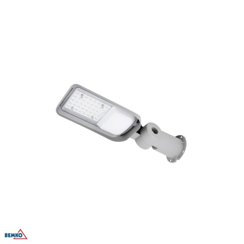 Oprawa uliczna LED JAZMIN 30W 4000K 4050LM IP65 JASNOSZARA