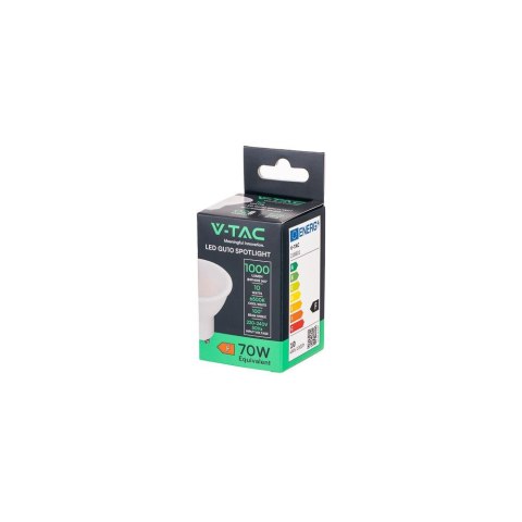 Żarówka LED V-TAC GU10 10W 100st VT-271 6500K 1000lm 5 lat gwarancji