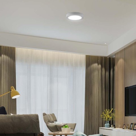 Panel natynkowy downlight V-TAC 18W LED CREE CHIP okrągły 215x30mm VT-60018CCT 3000K-4000K-6500K 1980lm 6 lat gwarancji
