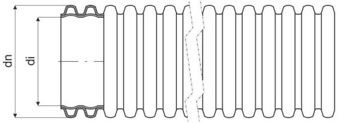 Rura osłonowa karbowana z podwójnym płaszczem KOPOFLEX KF CA 450N 50/41mm niebieska /50m/