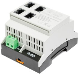 Switch PoE 4 portowy z wbudowanym zasilaczem na szynę TH35 ATTE SWPS-4-11-DIN4