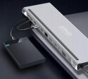 HUB ADAPTER USB-C 12w1 Stacja Dokująca 2x HDMI 4K ETHERNET RJ45 USB 3.0 BYL-2211