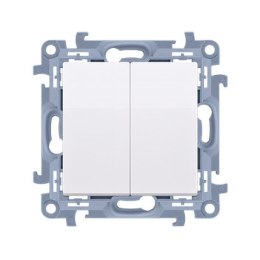 KONTAKT SIMON 10 MODUŁ BIAŁY ŁĄCZNIK SERYJNY SAMOZACISKI 10AX 250V