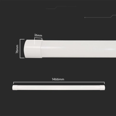 Oprawa V-TAC 50W LED belka liniowa natynkowa 150cm 120Lm/W CCT zmiana barwy VT-8350CCT 3000K-6500K 6000lm 3 lata gwarancji