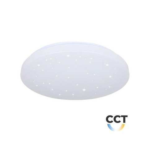 Oprawa sufitowa plafoniera V-TAC 36W LED gwiazdy zmiana koloru CCT fi.480 VT-8436-S-N 3000K-6400K 3900lm