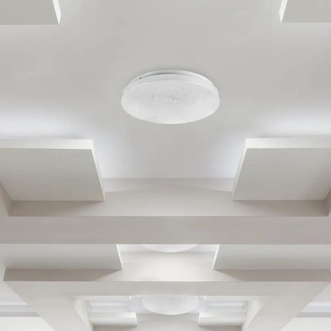 Oprawa sufitowa plafoniera V-TAC 36W LED gwiazdy zmiana koloru CCT fi.480 VT-8436-S-N 3000K-6400K 3900lm