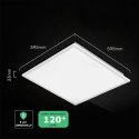 Panel LED V-TAC 40W 60x60 backlight 33mm 120Lm/W zmiana barwy CCT VT-61042CCT 3000K-4000K-6500K 4800lm 5 lat gwarancji