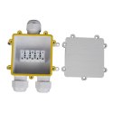 Puszka złączka mufa hermetyczna 4x5Pin biała trójnik 0.5-2,5mm2 średnica przewodu 8-12mm IP68 V-TAC VT-870