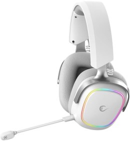 Słuchawki Rampage RETSU Słuchawki bezprzewodowe nauszne BT 2.4G RGB białe