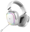 Słuchawki Rampage RETSU Słuchawki bezprzewodowe nauszne BT 2.4G RGB białe