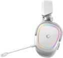 Słuchawki Rampage RETSU Słuchawki bezprzewodowe nauszne BT 2.4G RGB białe