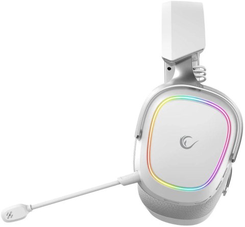 Słuchawki Rampage RETSU Słuchawki bezprzewodowe nauszne BT 2.4G RGB białe