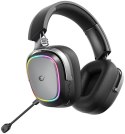 Słuchawki Rampage RETSU Słuchawki bezprzewodowe nauszne BT 2.4G RGB czarne