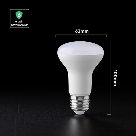 Żarówka LED V-TAC CREE CHIP 8,5W E27 R63 VT-263 3000K 806lm 6 lat gwarancji