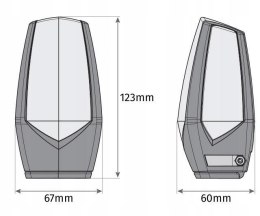 Lampa ostrzegawcza Motorline MP205 pomarańczowa LED 12-230V z uchwytem (001PLM10918012)