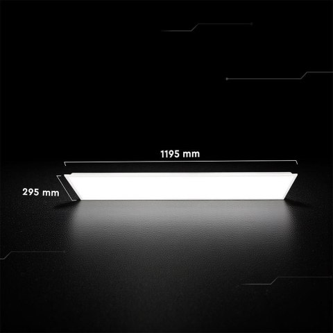 Panel LED V-TAC 40W 120x30 LED CREE CHIP zasilacz STARSENSE backlight 33mm 120Lm/W VT-61045 6500K 4800lm 6 lat gwarancji