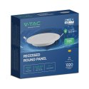 Panel wpuszczany downlight V-TAC 12W LED CREE CHIP okrągły 170x28mm VT-61012CCT 3000K-4000K-6500K 1320lm 6 lat gwarancji