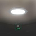 Panel wpuszczany downlight V-TAC 12W LED CREE CHIP okrągły 170x28mm VT-61012CCT 3000K-4000K-6500K 1320lm 6 lat gwarancji