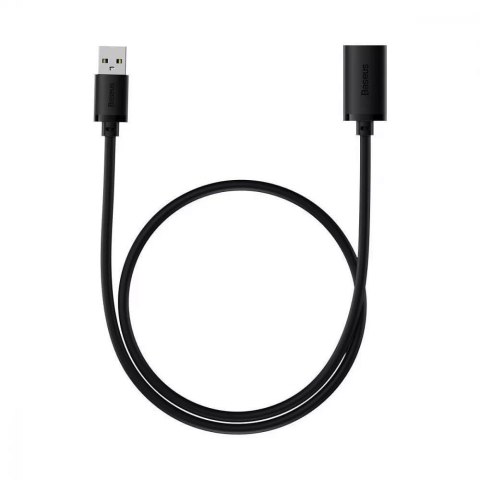 Przedłużacz kabel USB 2.0 1.5m Baseus AirJoy Series - czarny 146053 - 6932172629878