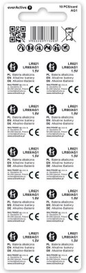 Bateria AG1 / G1 / LR60 / LR621 everActive 1,5V (blister 10 szt.)